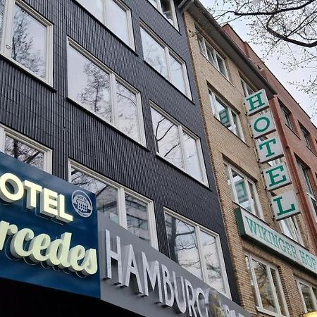 Hotel Mercedes/Centrum Hamburg Kültér fotó