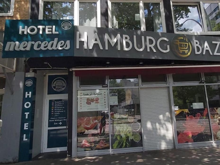 Hotel Mercedes/Centrum Hamburg Kültér fotó